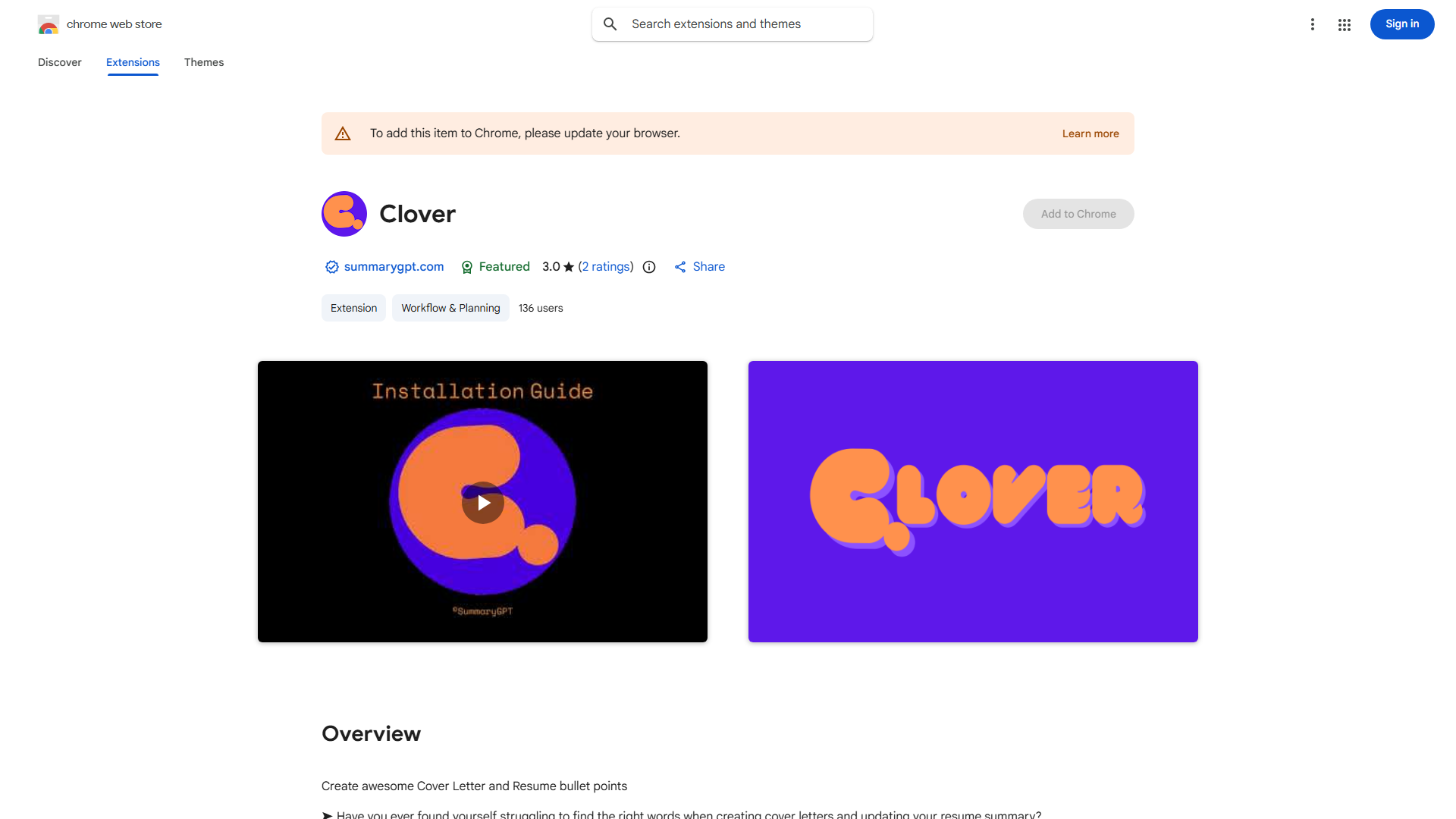 Clover by SummaryGPT