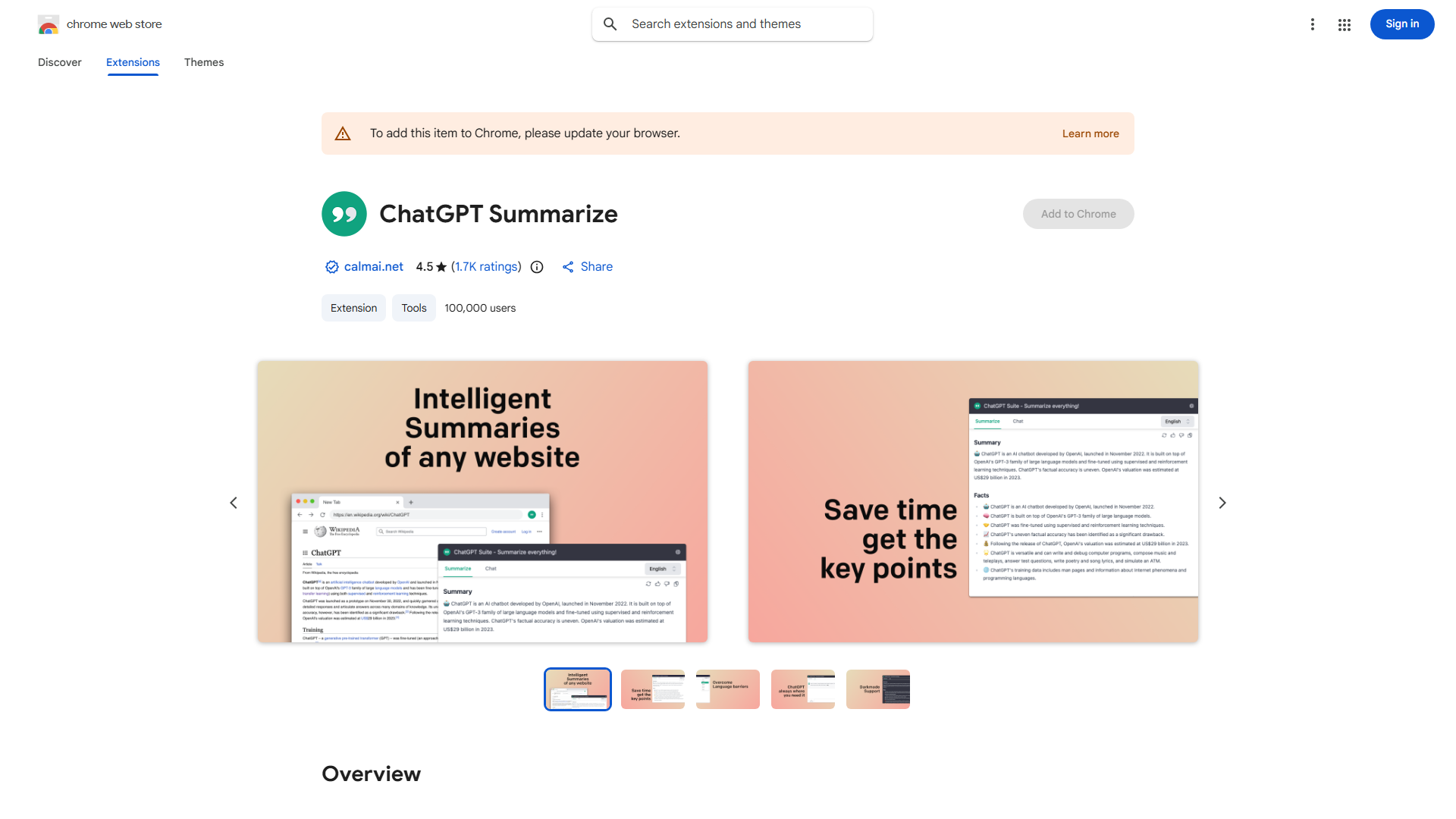 ChatGPT » Summarize & Chat
