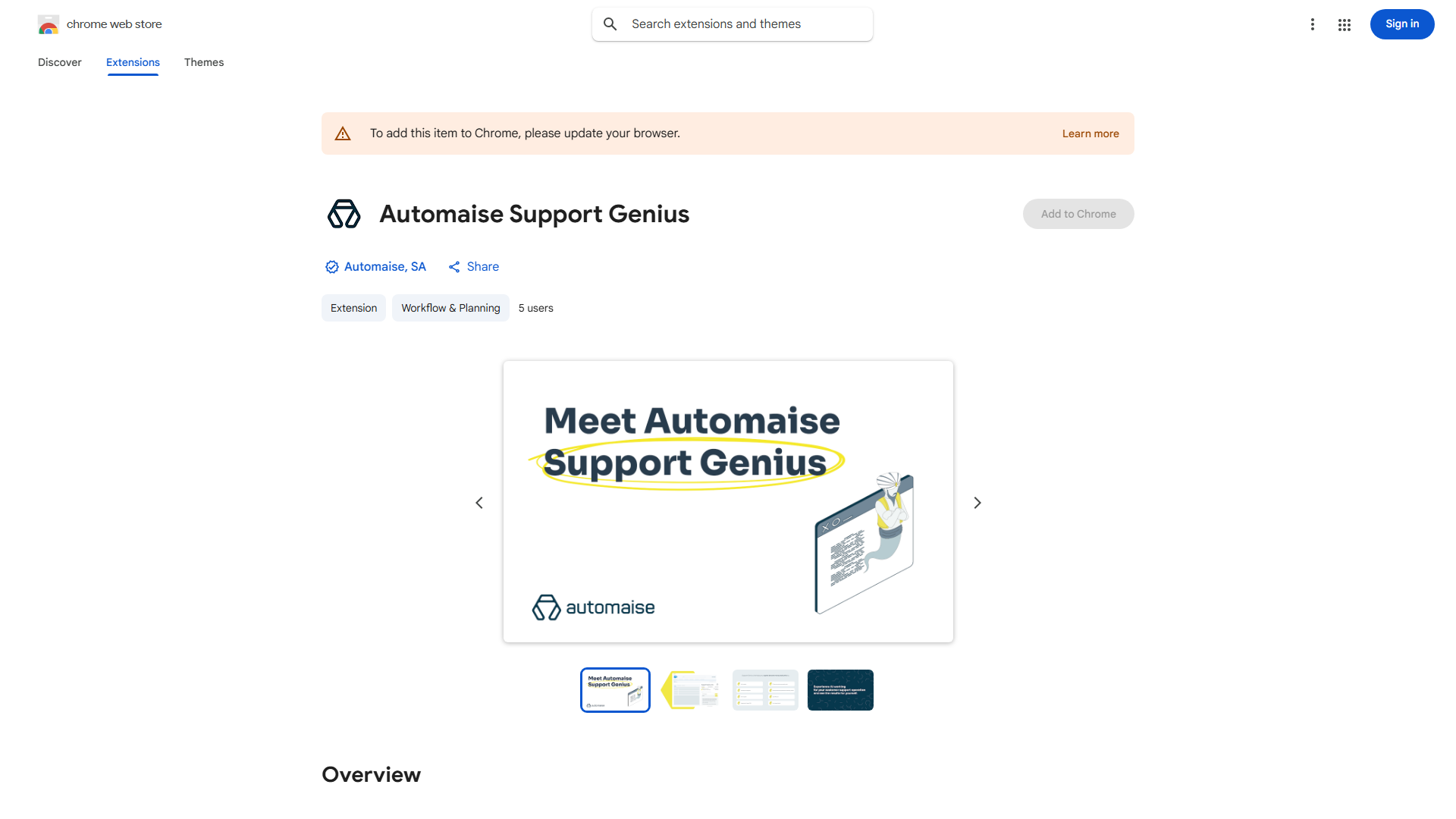 Automaise Support Genius