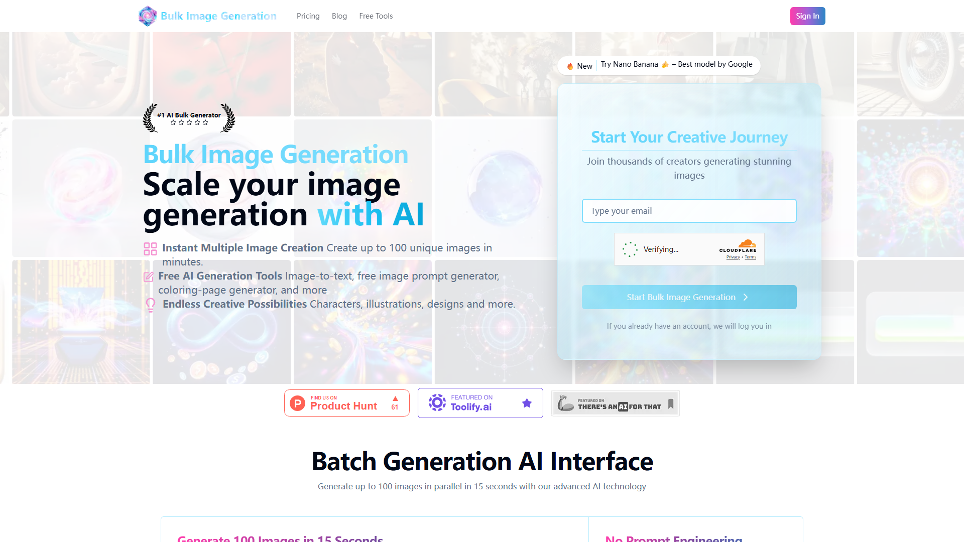 Bulk Image Generation
