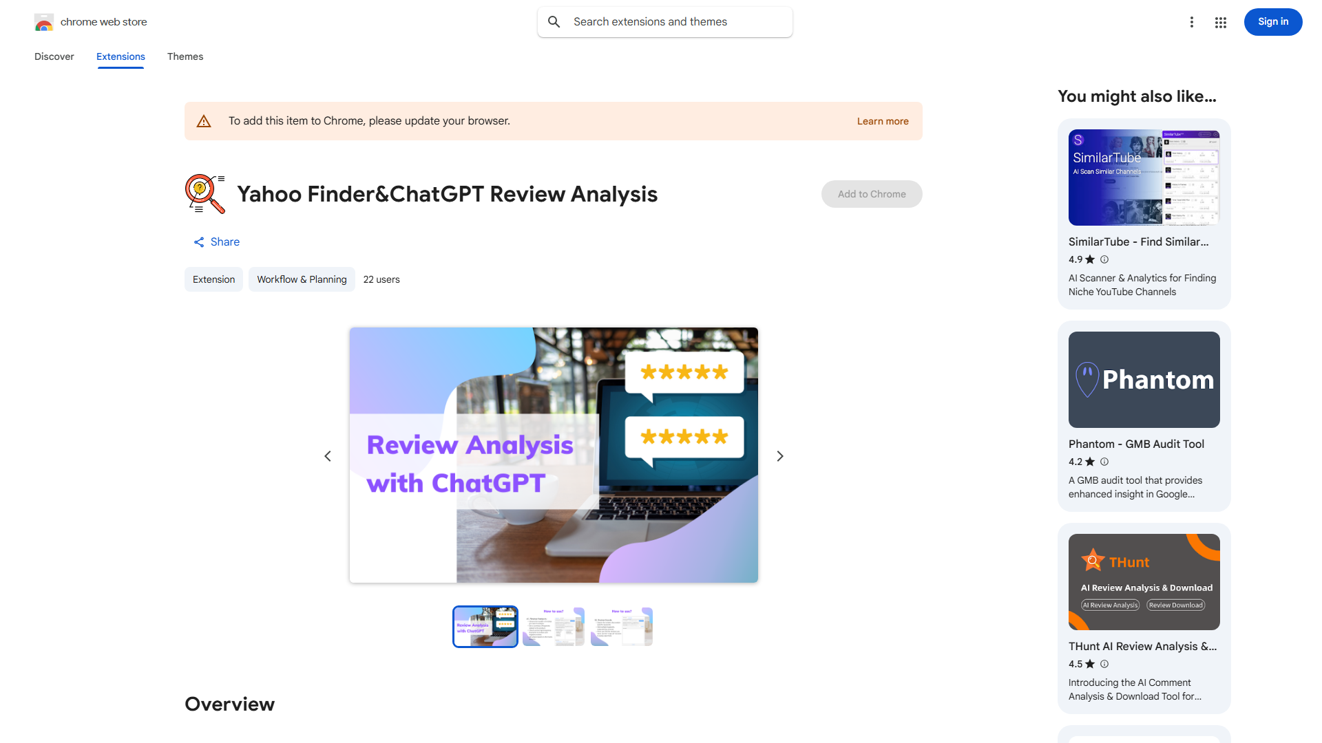 Yahoo Finder&ChatGPT Review Analysis