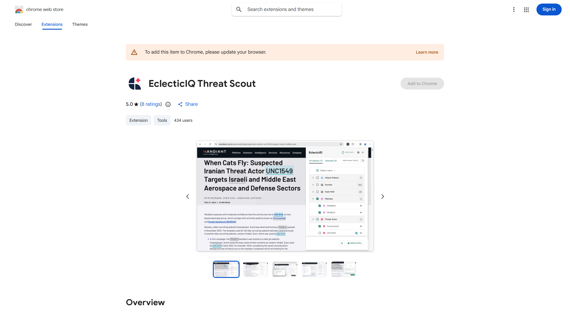EclecticIQ Threat Scout