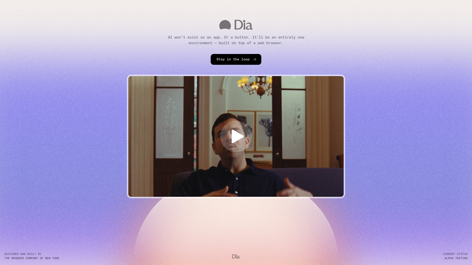 Dia from The Browser Company