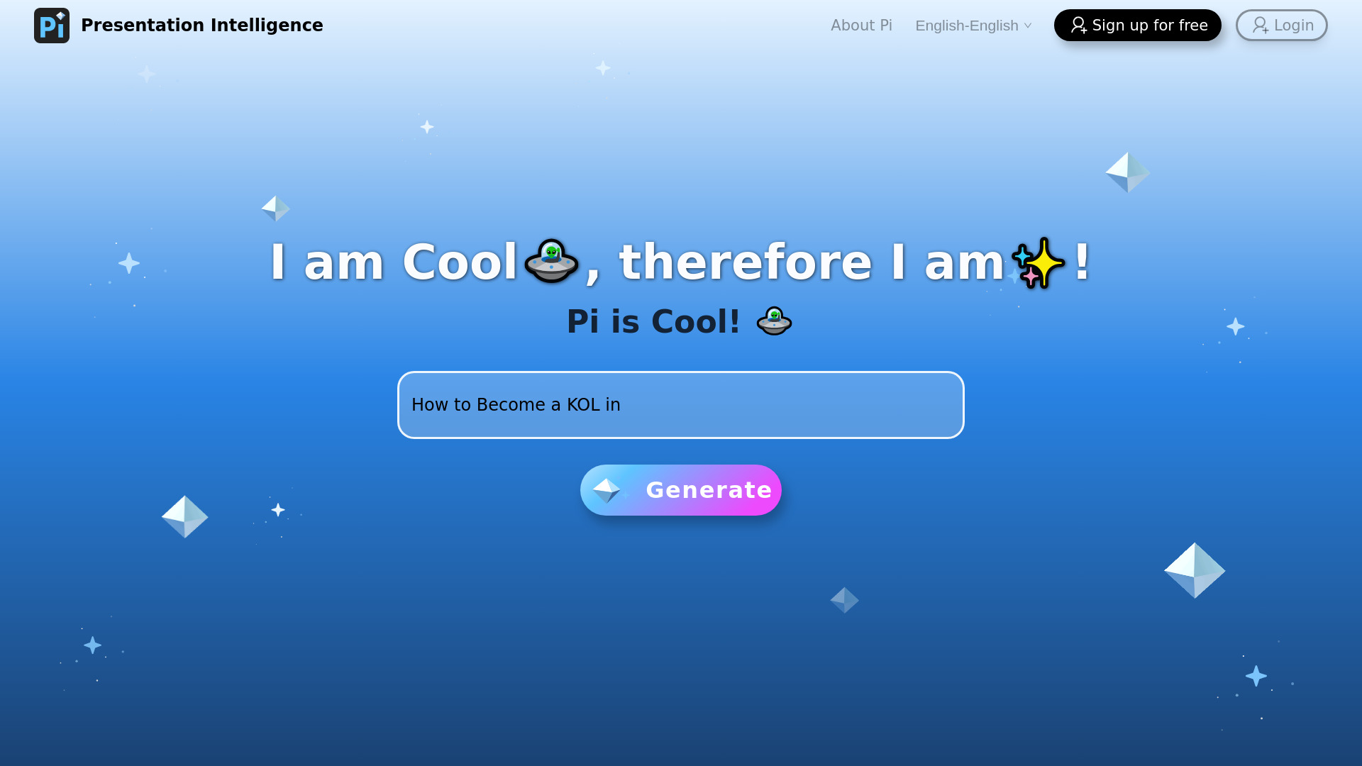 Pi（Presentation Intelligence）