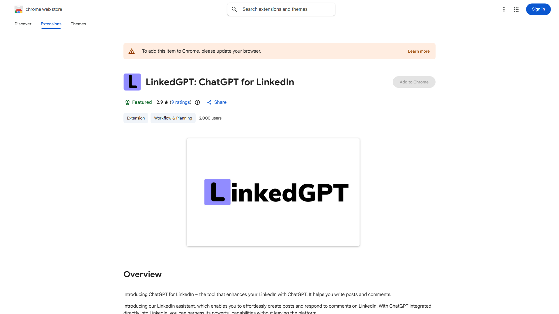 LinkedGPT: ChatGPT for LinkedIn
