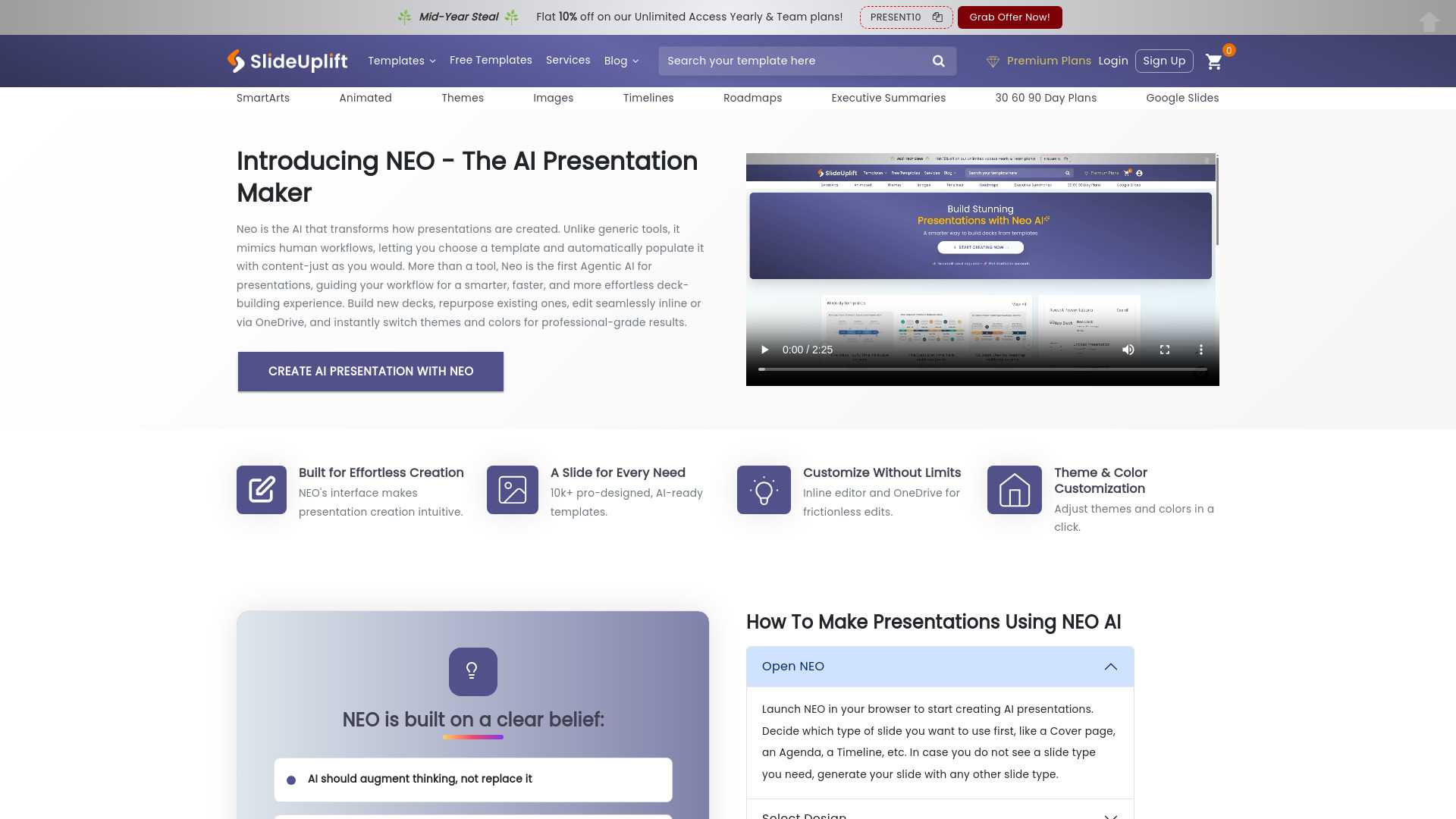 Neo AI Presentation Maker