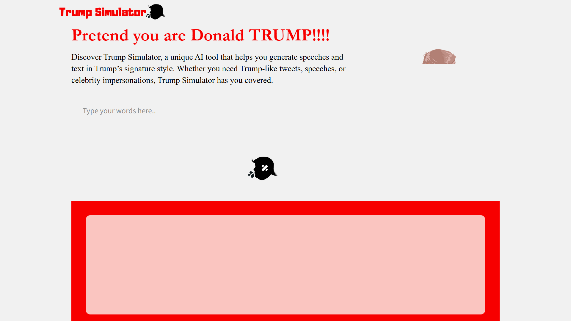 Trump Simulator