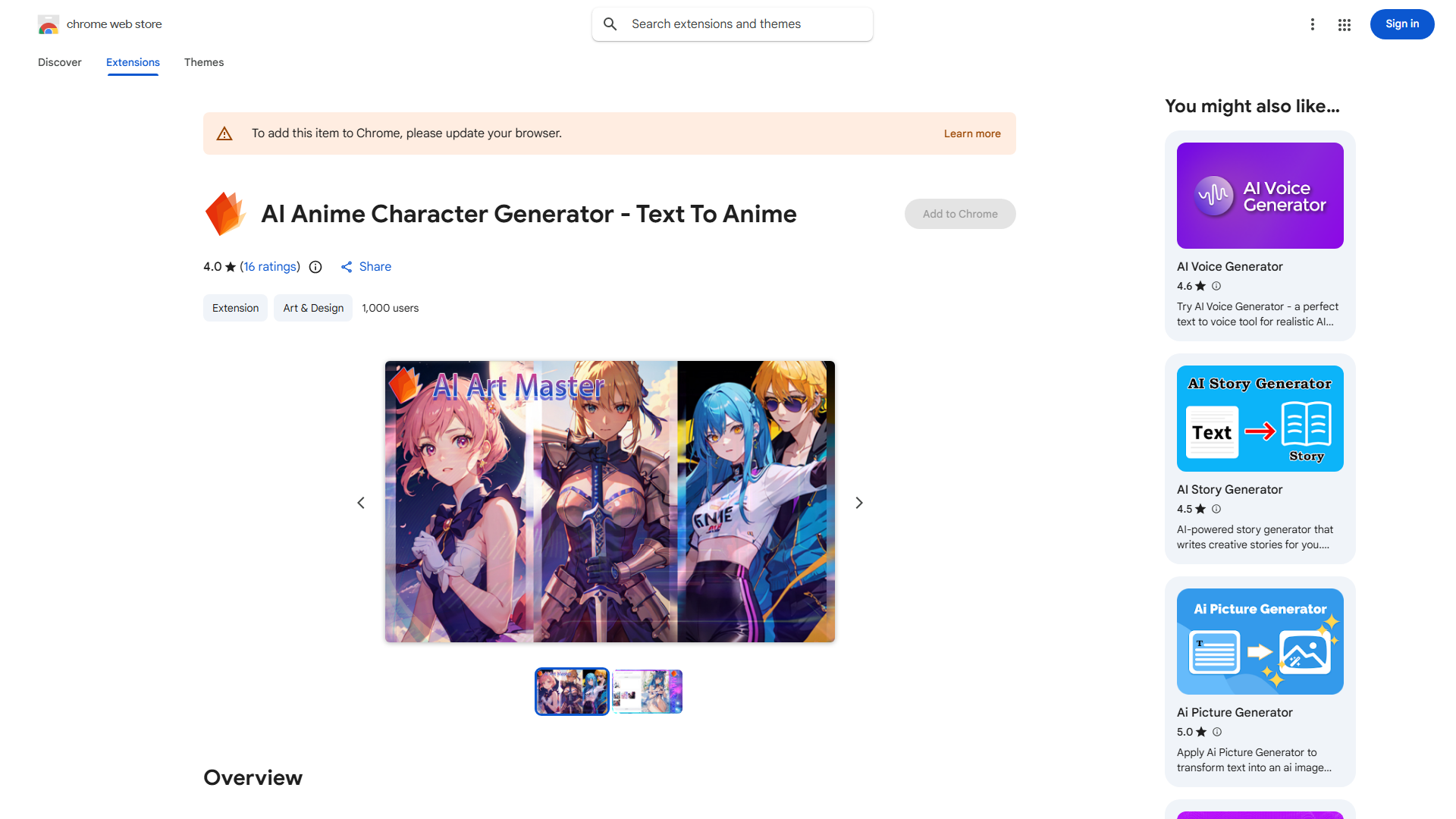 Live3d's AI Anime Character Generator