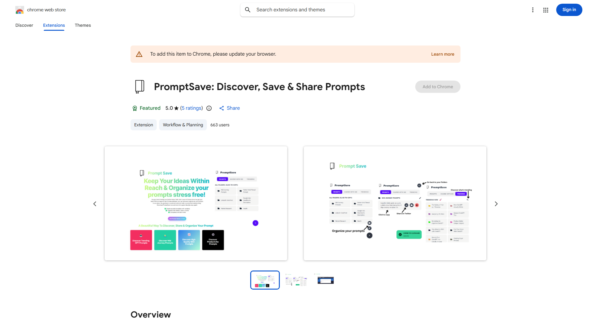 AI Prompt Saver Extension