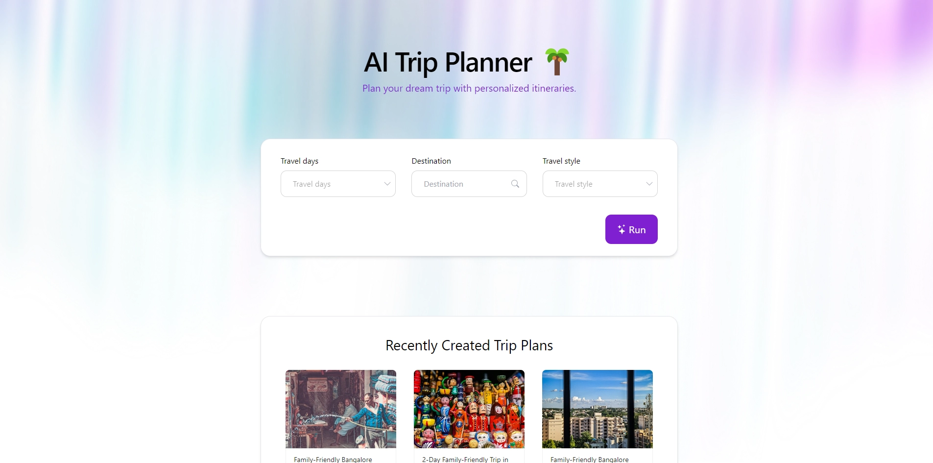 AI Trip Planner