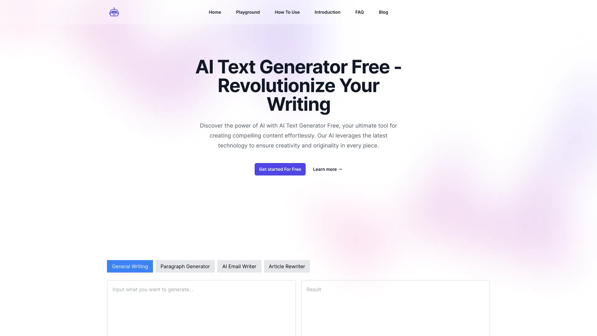 AI Text Generator Free