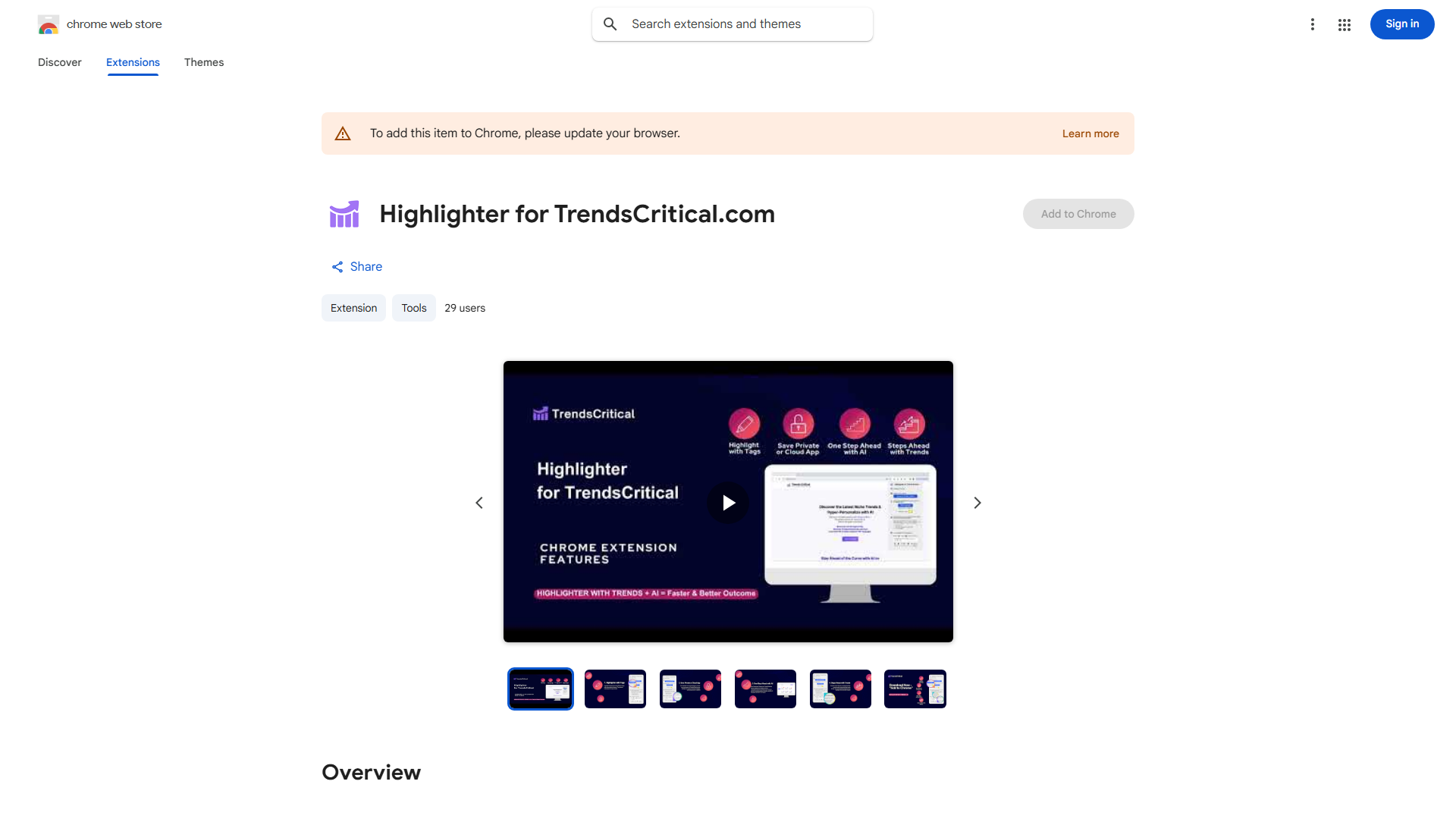 TrendsCritical Highlighter