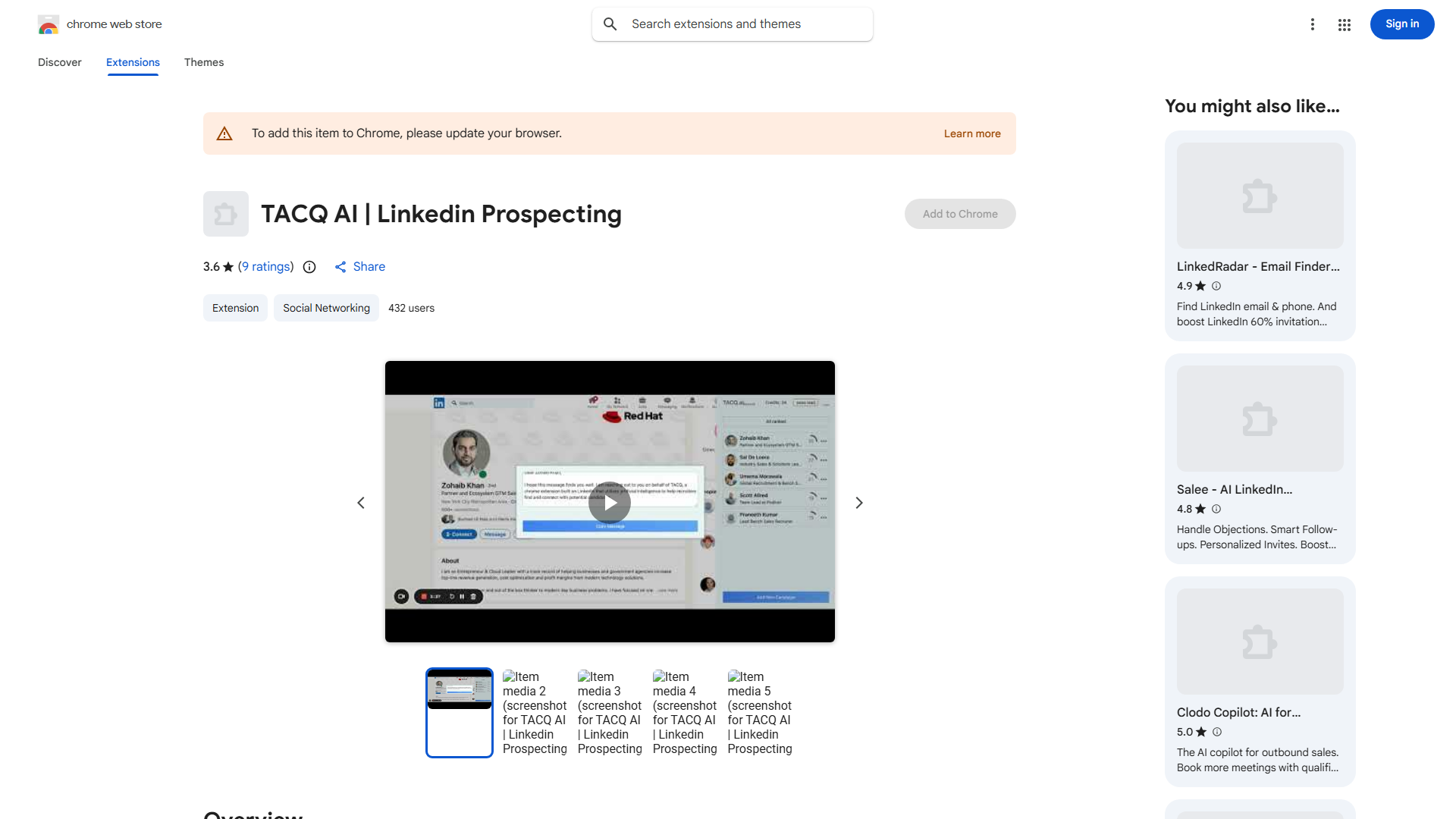 TACQ AI | Linkedin Prospecting