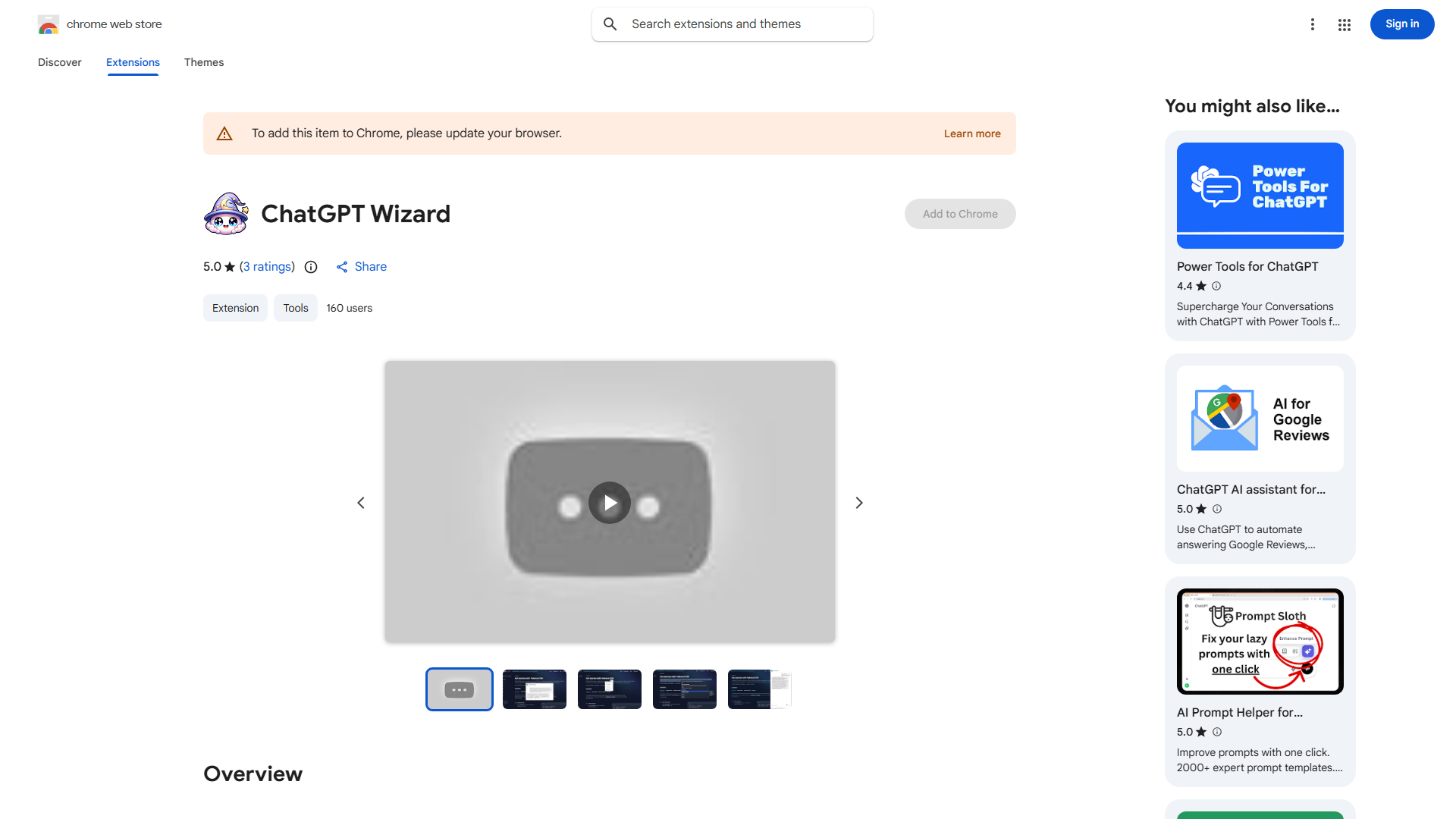 ChatGPT Wizard Extension