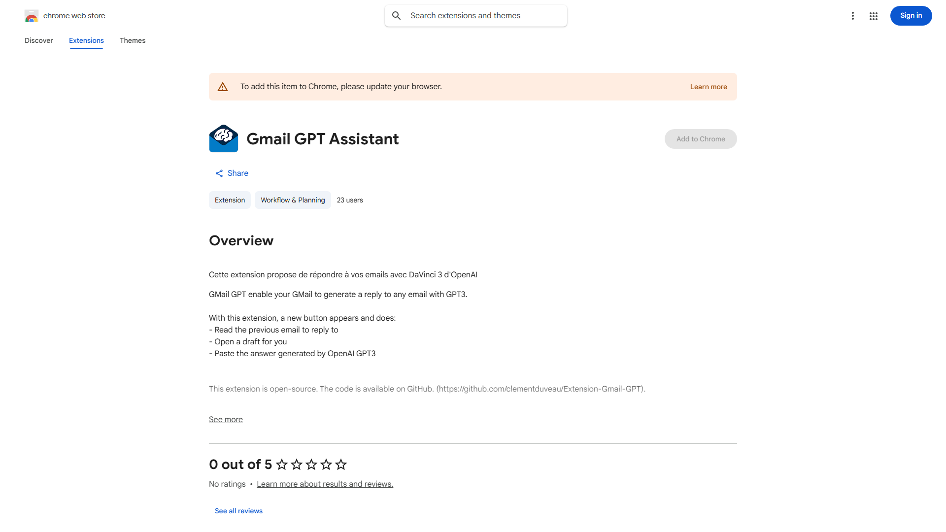 DaVinci 3 OpenAI Email Responder