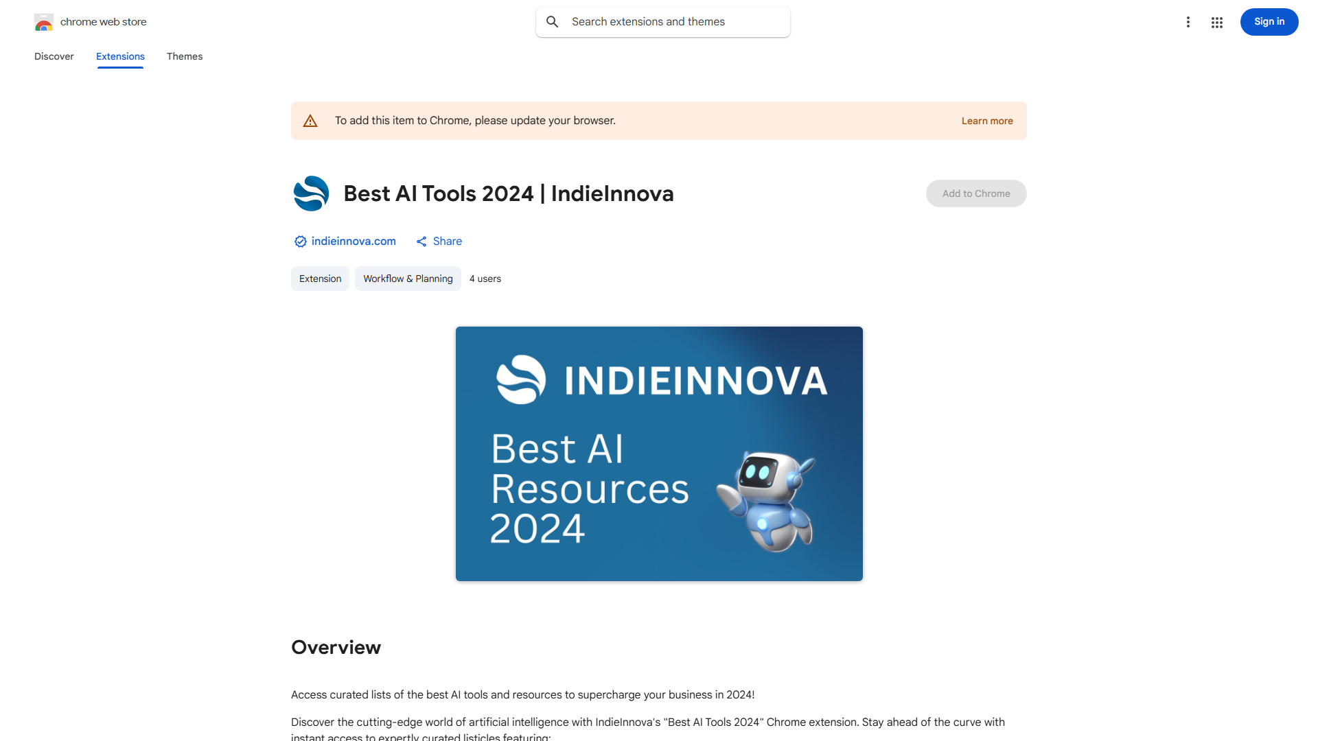 IndieInnova's Best AI Tools 2024