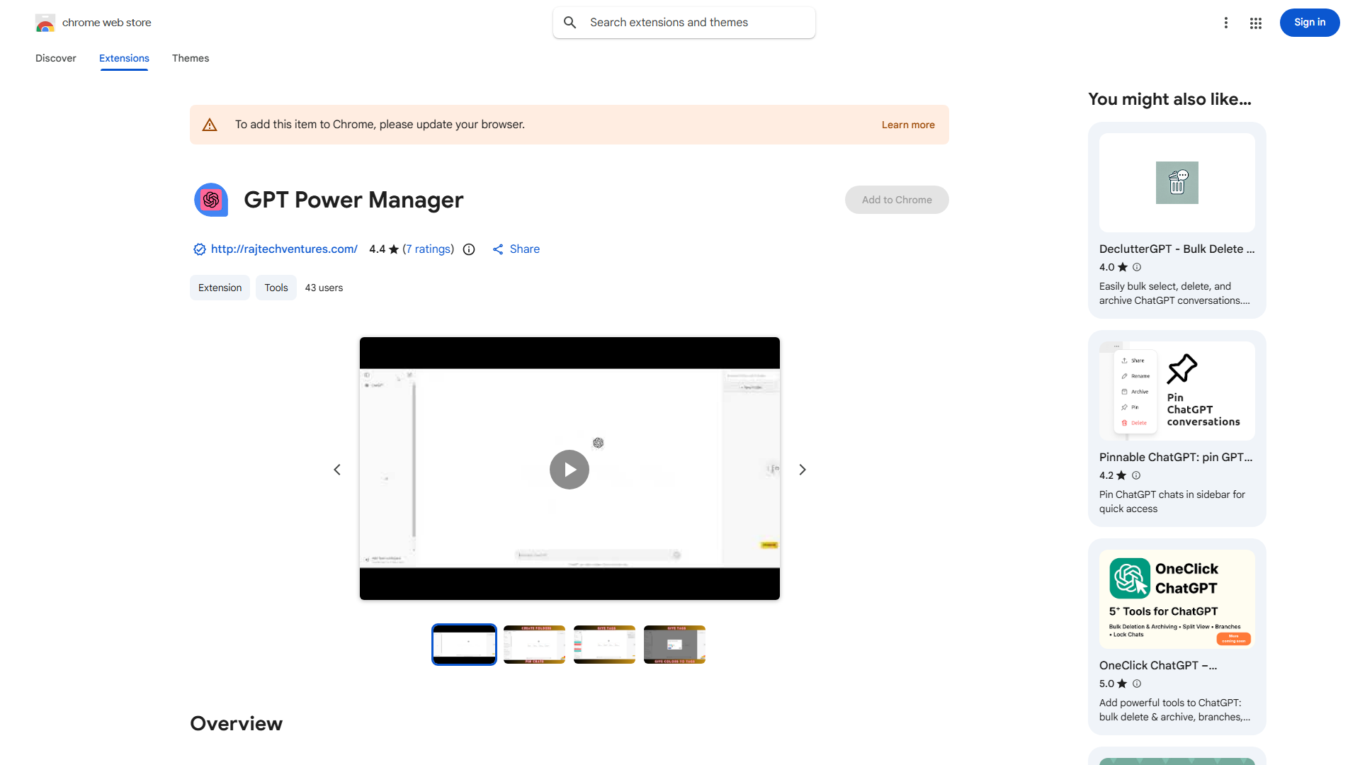 GPT Power Manager