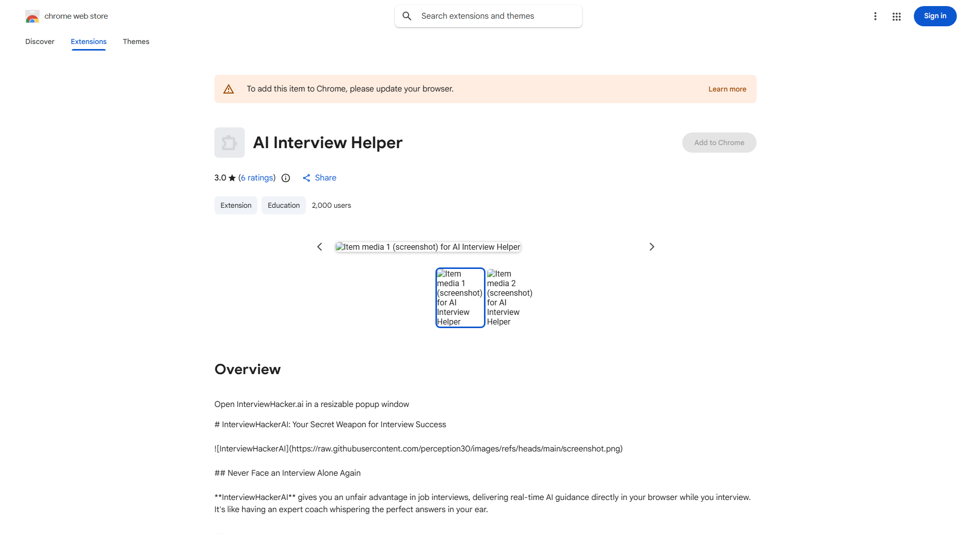 AI Interview Helper