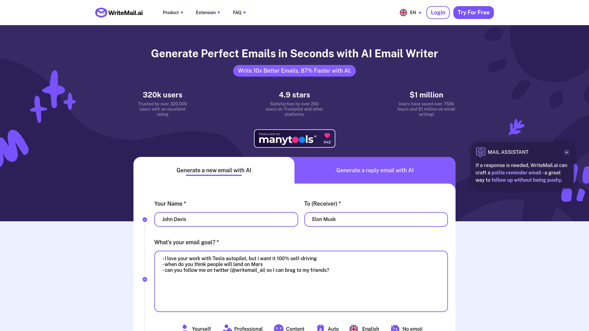 WriteMail.ai