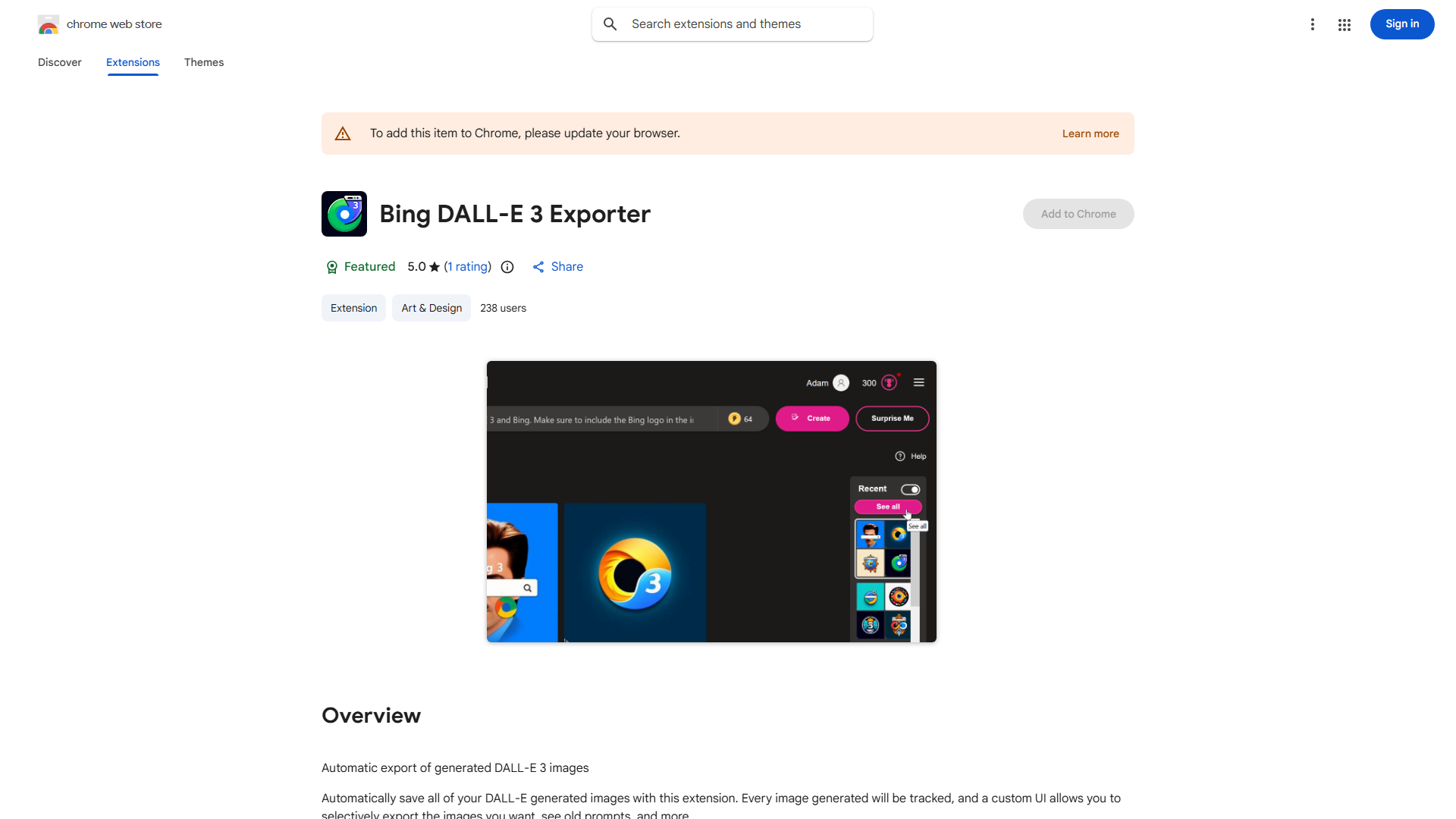 Automatic DALL-E 3 Export