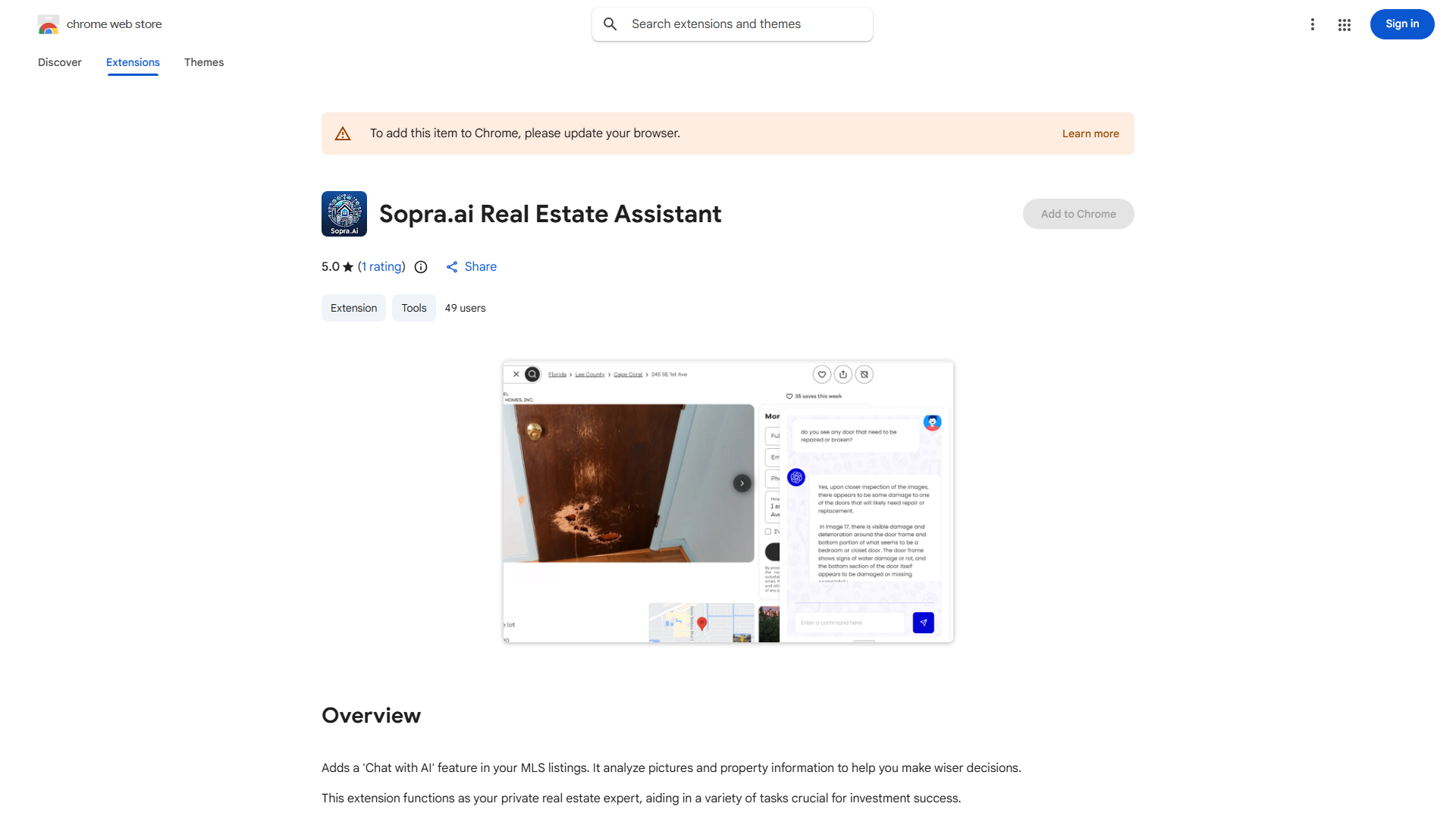 Real Estate Investment Extension