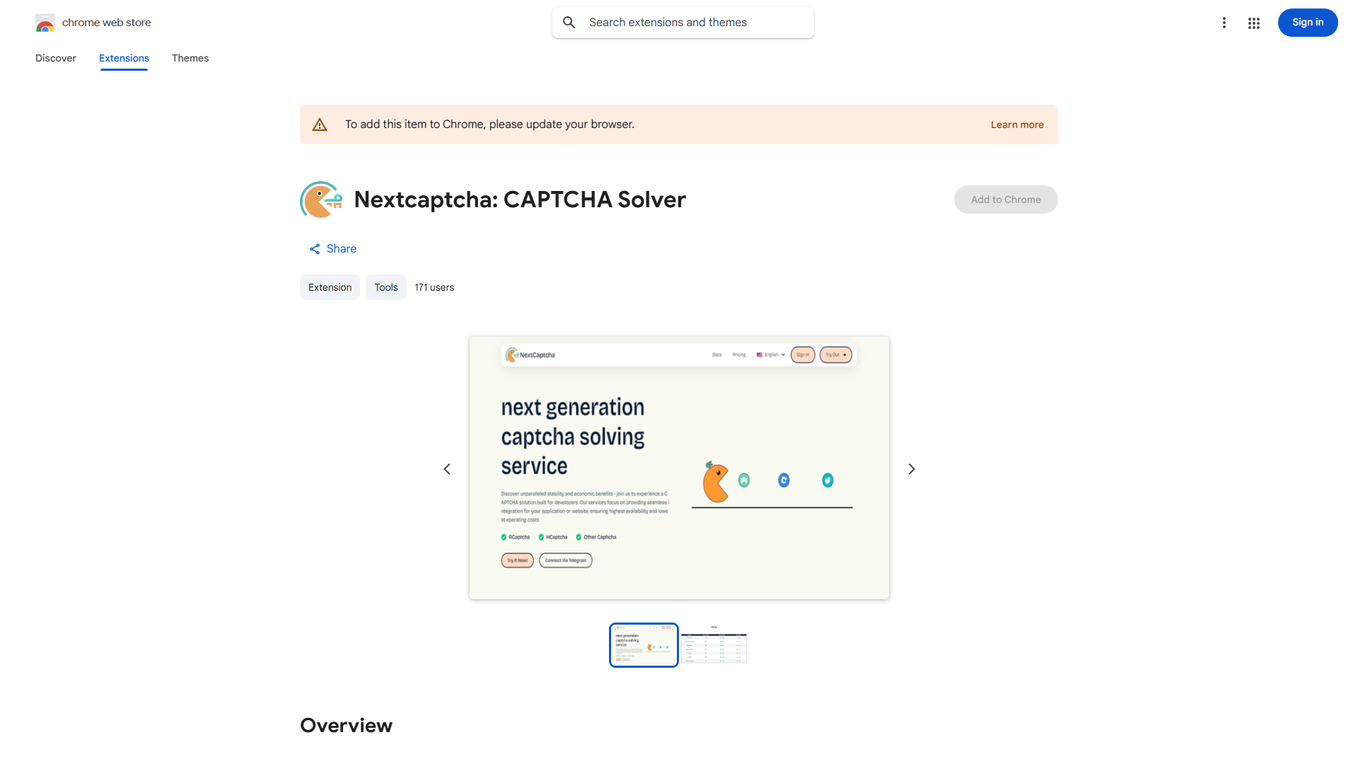 Online service for automated captcha solving