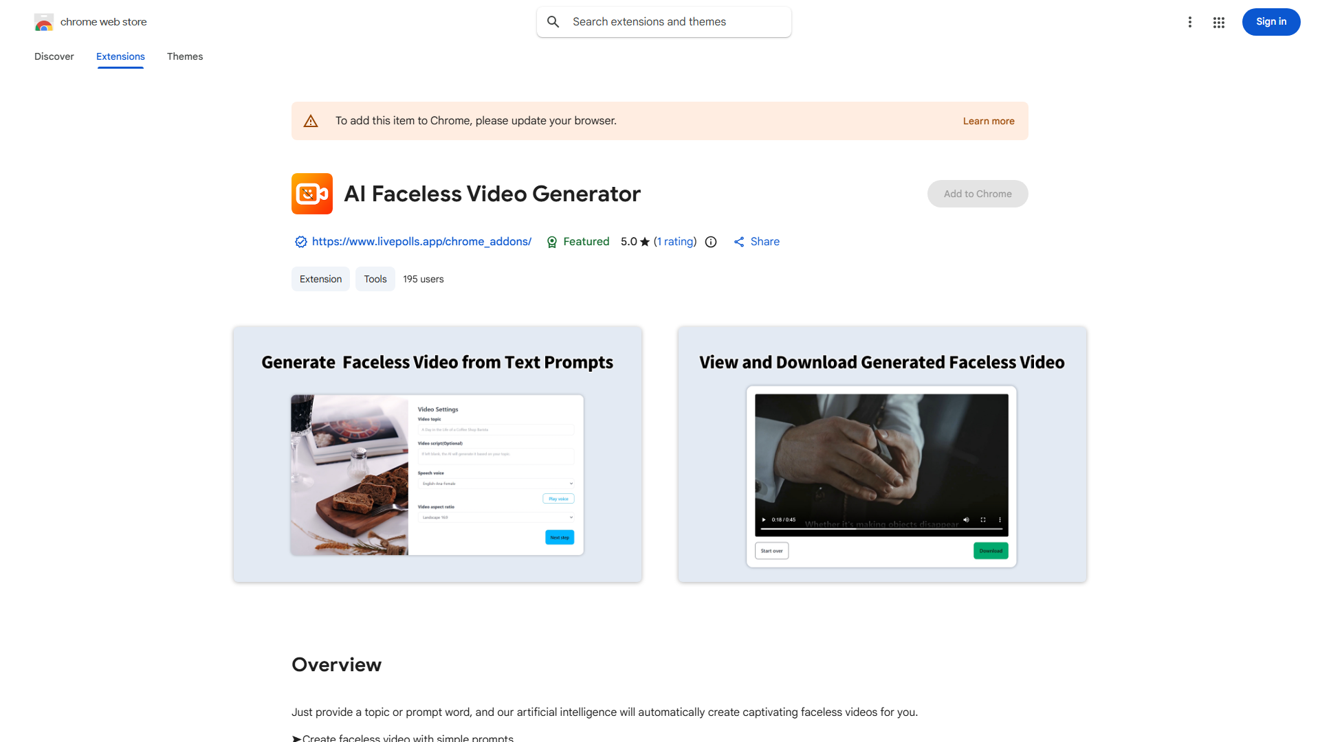 Faceless Video Generator