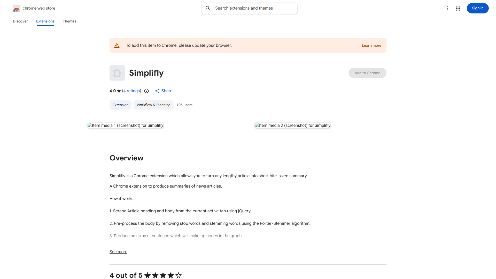 News Article Summarizer (Chrome Extension)