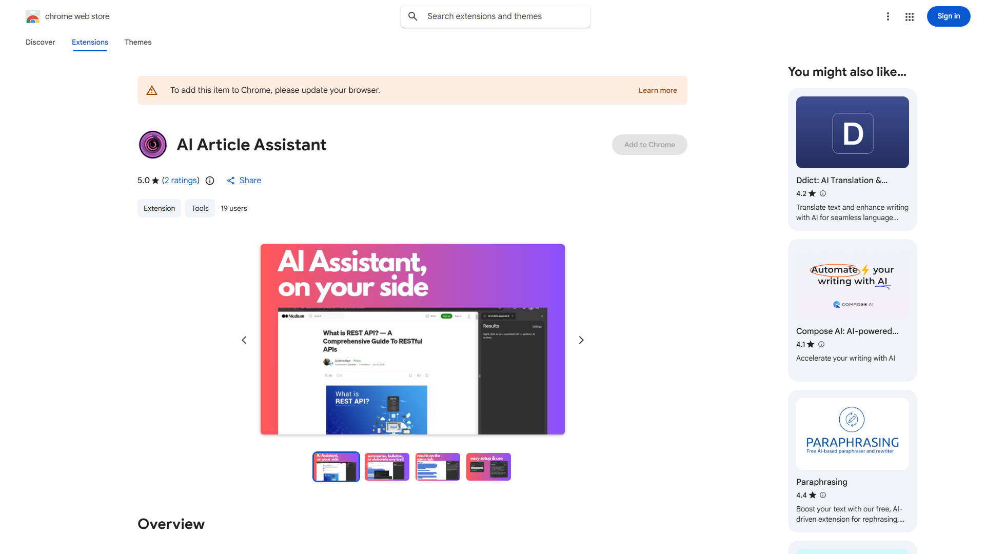 AI Article Assistant