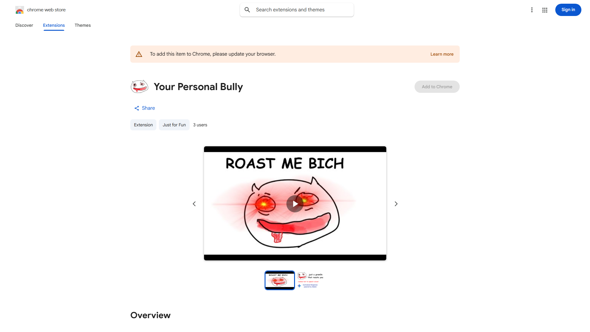 Get Roasted by Your Browser