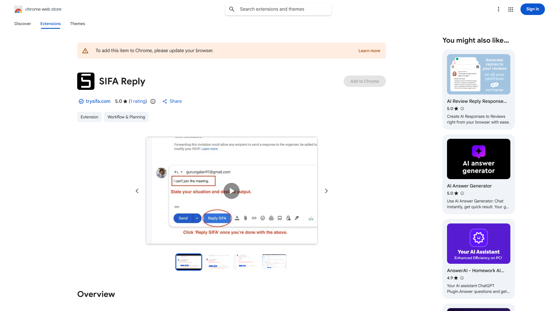 Generate replies or compose new email for your client in no time