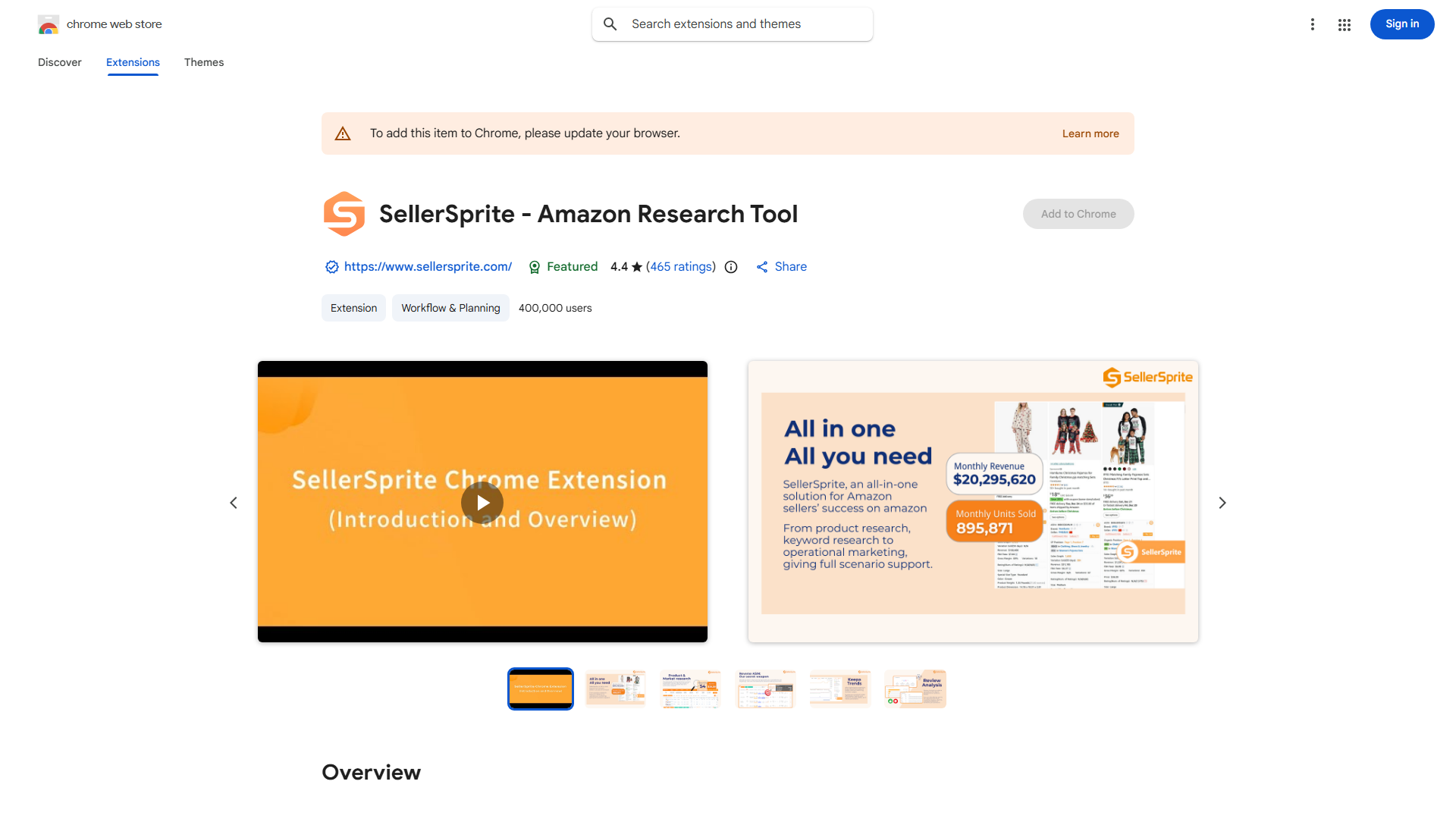 SellerSprite Extension