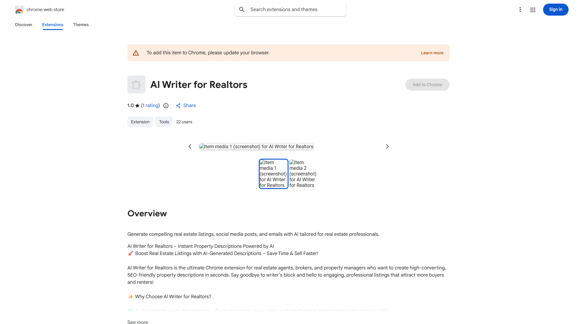 AI Writer for Realtors