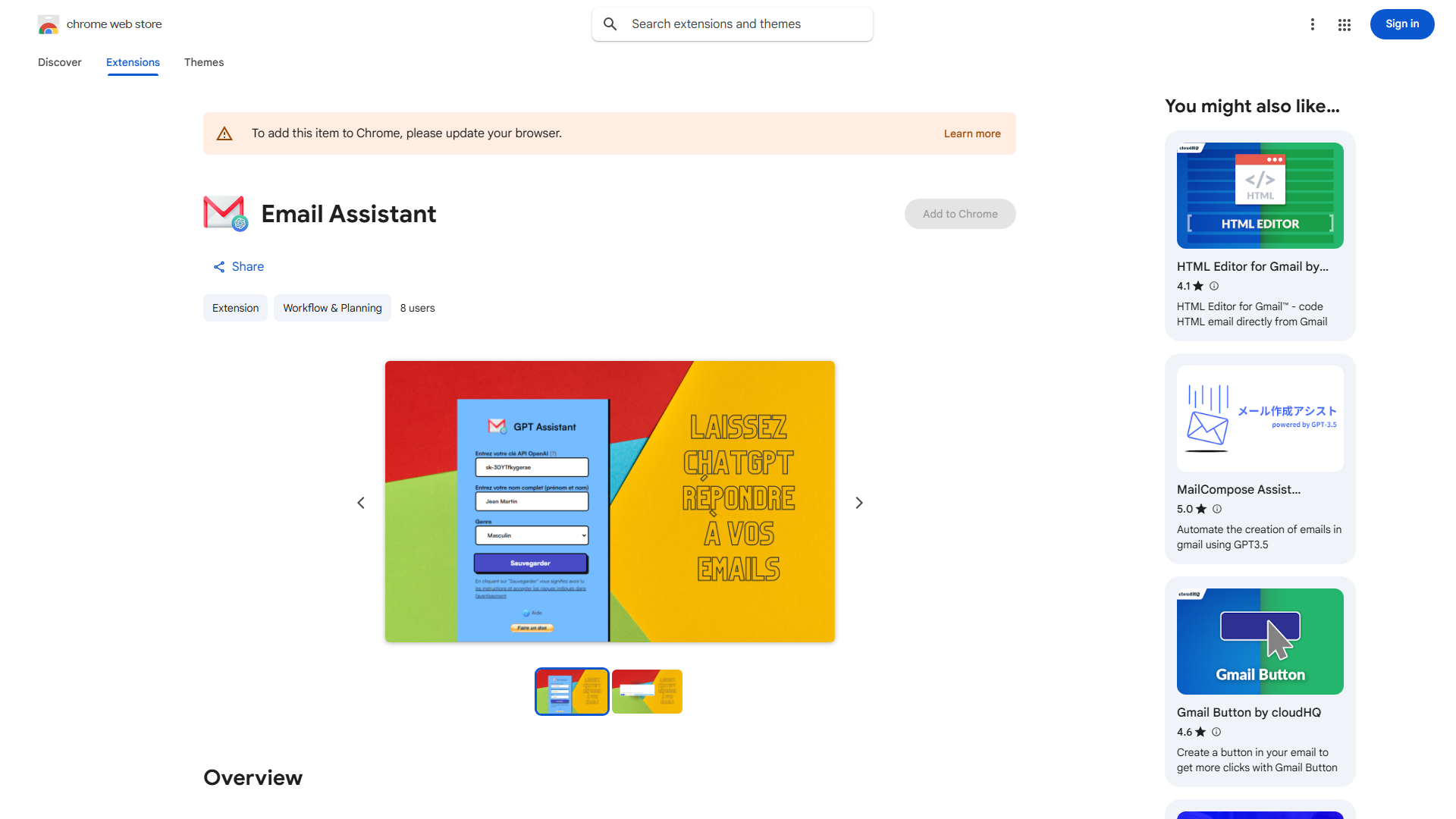 Gmail GPT-3.5 Email Response Generator