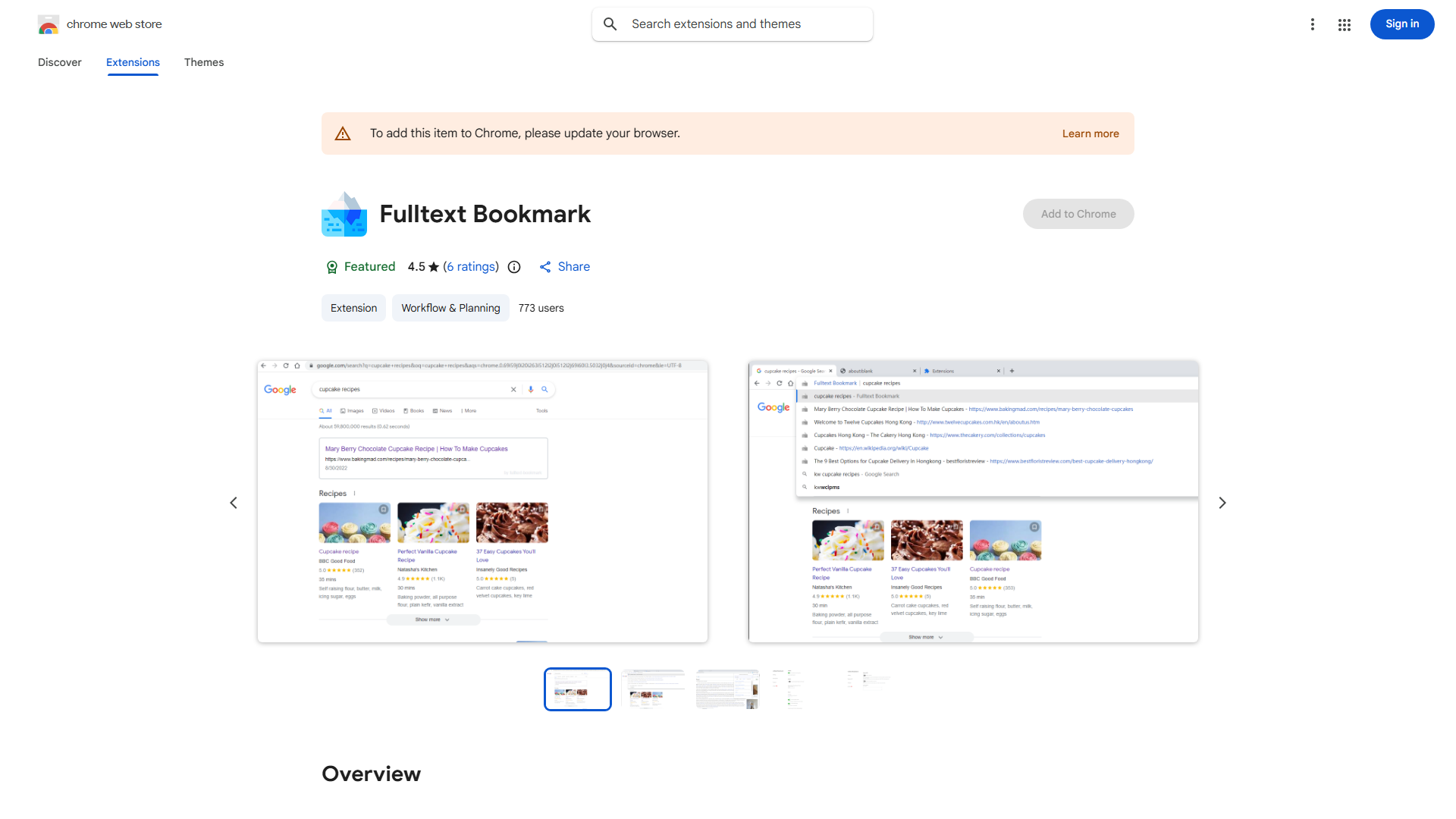 Keyword Search Extension