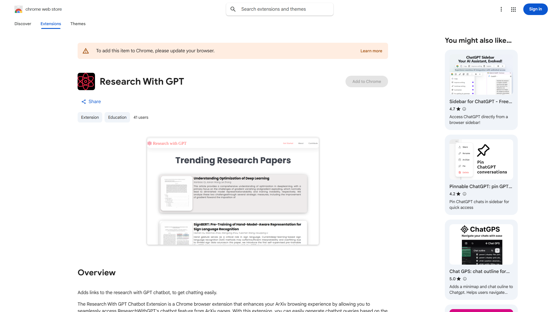 GPT Chatbot Research Links