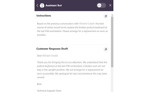 Kayako Agent Assistant Bot