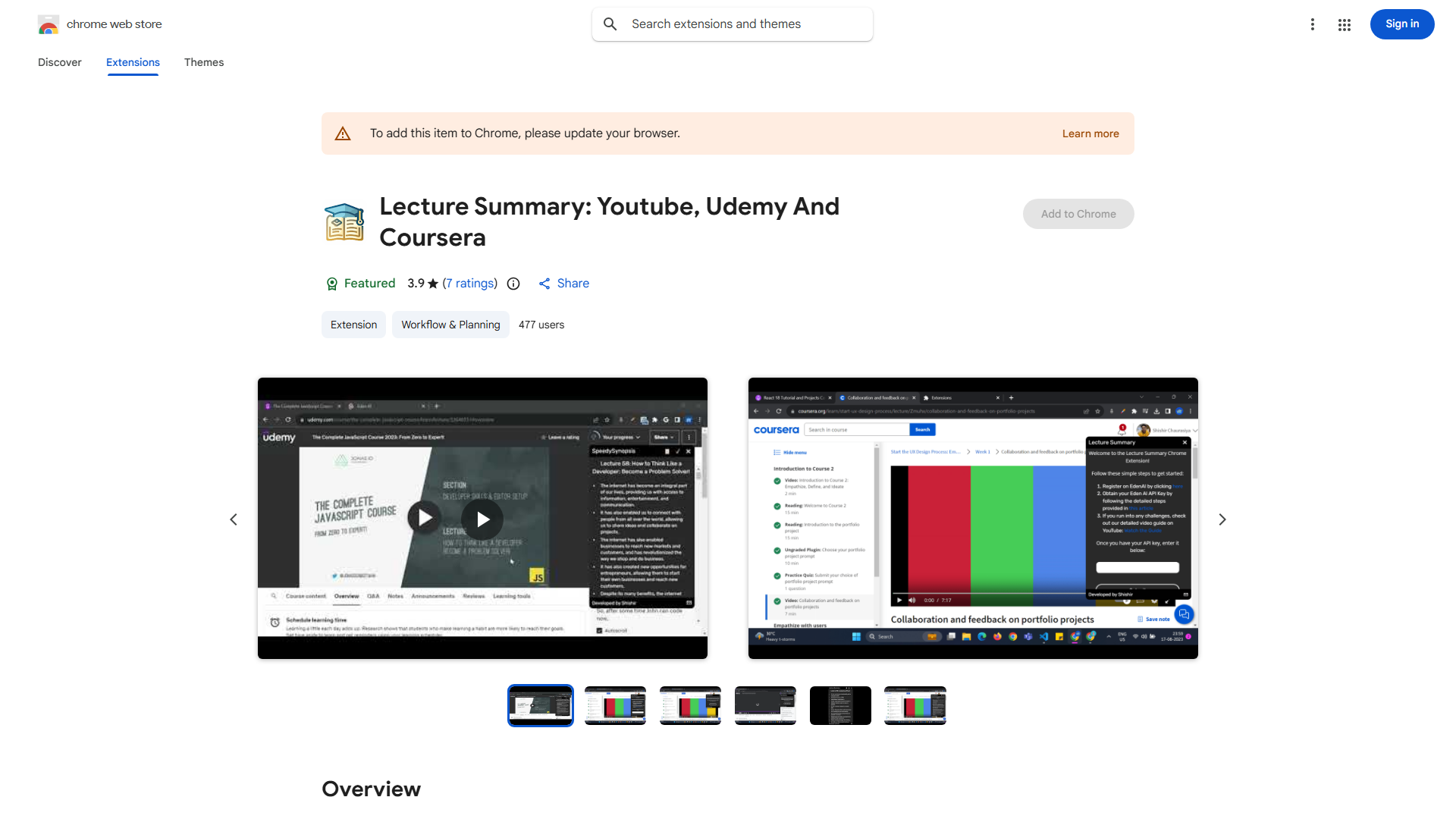 Lecture Summary: YouTube, Udemy And Coursera