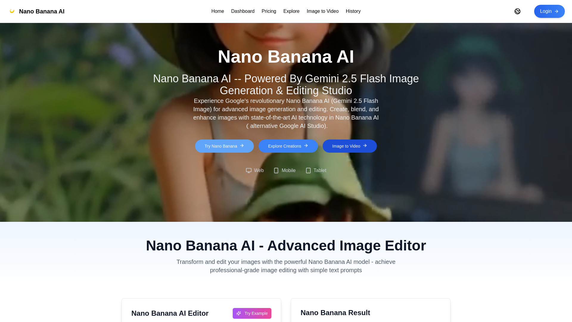 Nano Banana AI Online