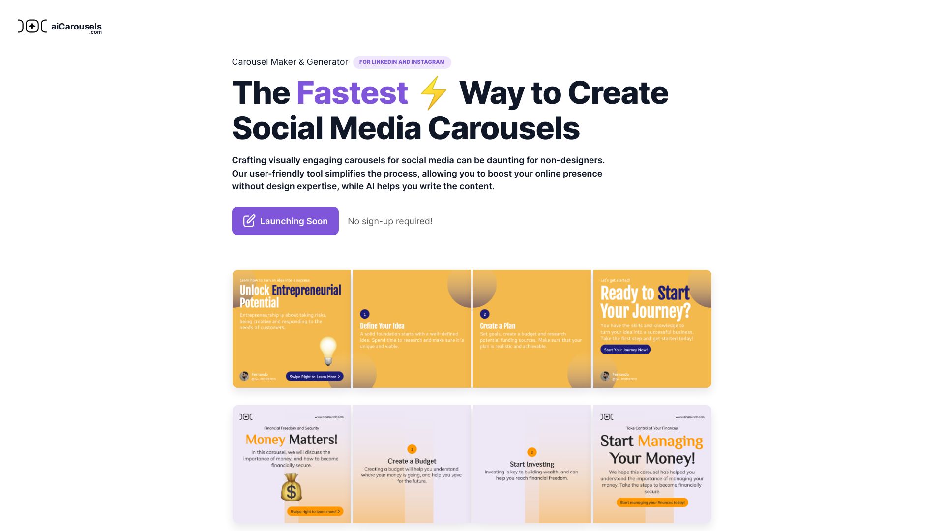 aiCarousels