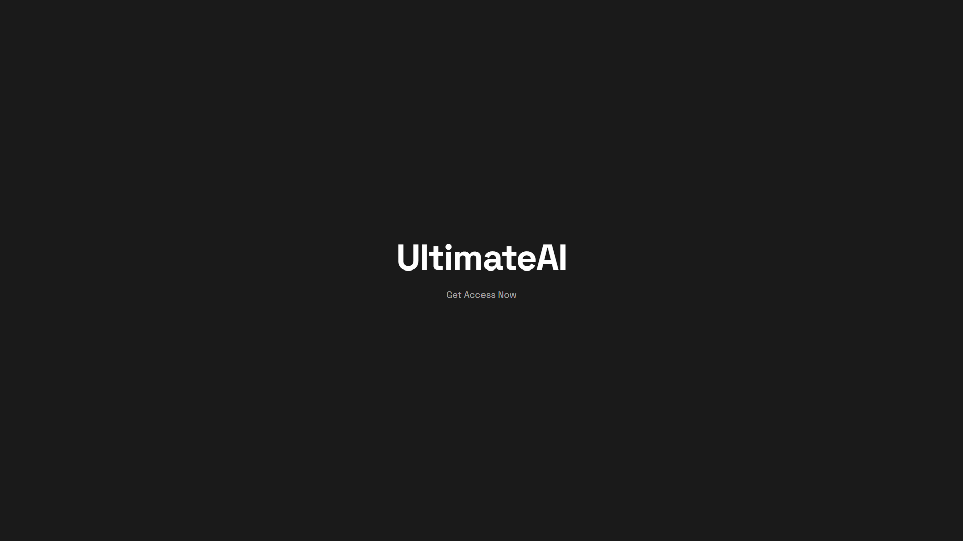 Ultimate AI