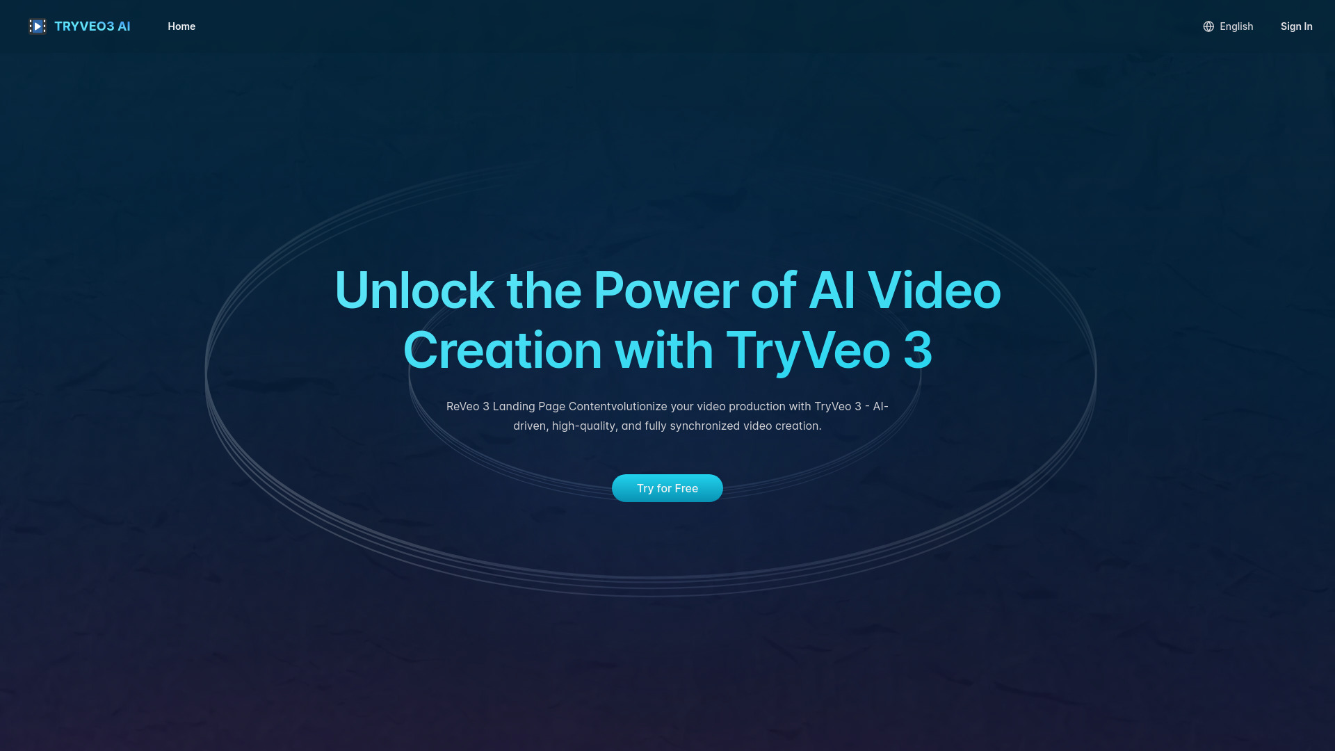 TryVeo3.ai: Free Access to Google Veo 3 for AI Video Generation