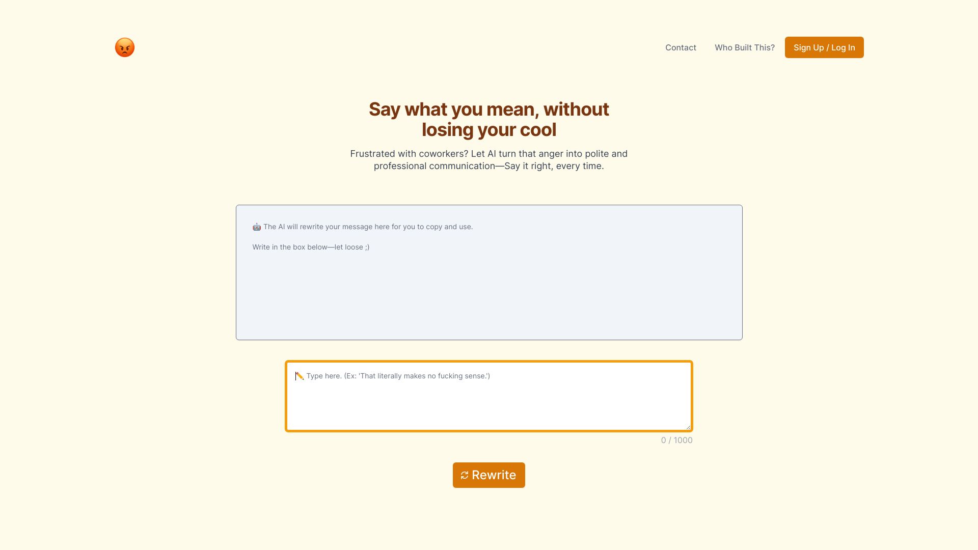 Don't Lose Your Cool