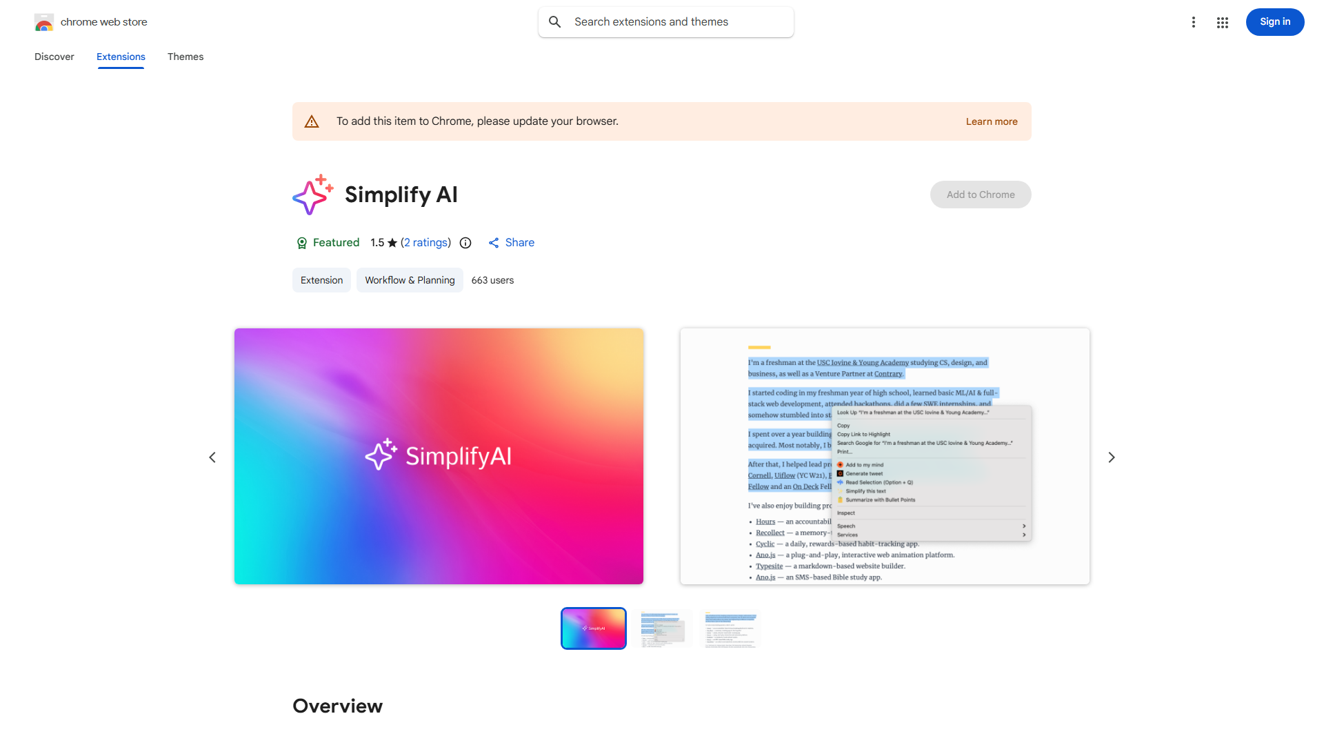 Simplify AI