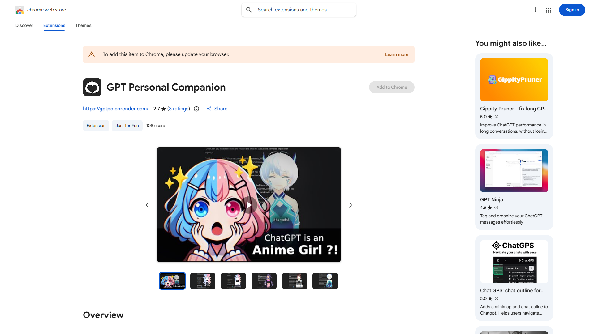 GPT Personal Companion