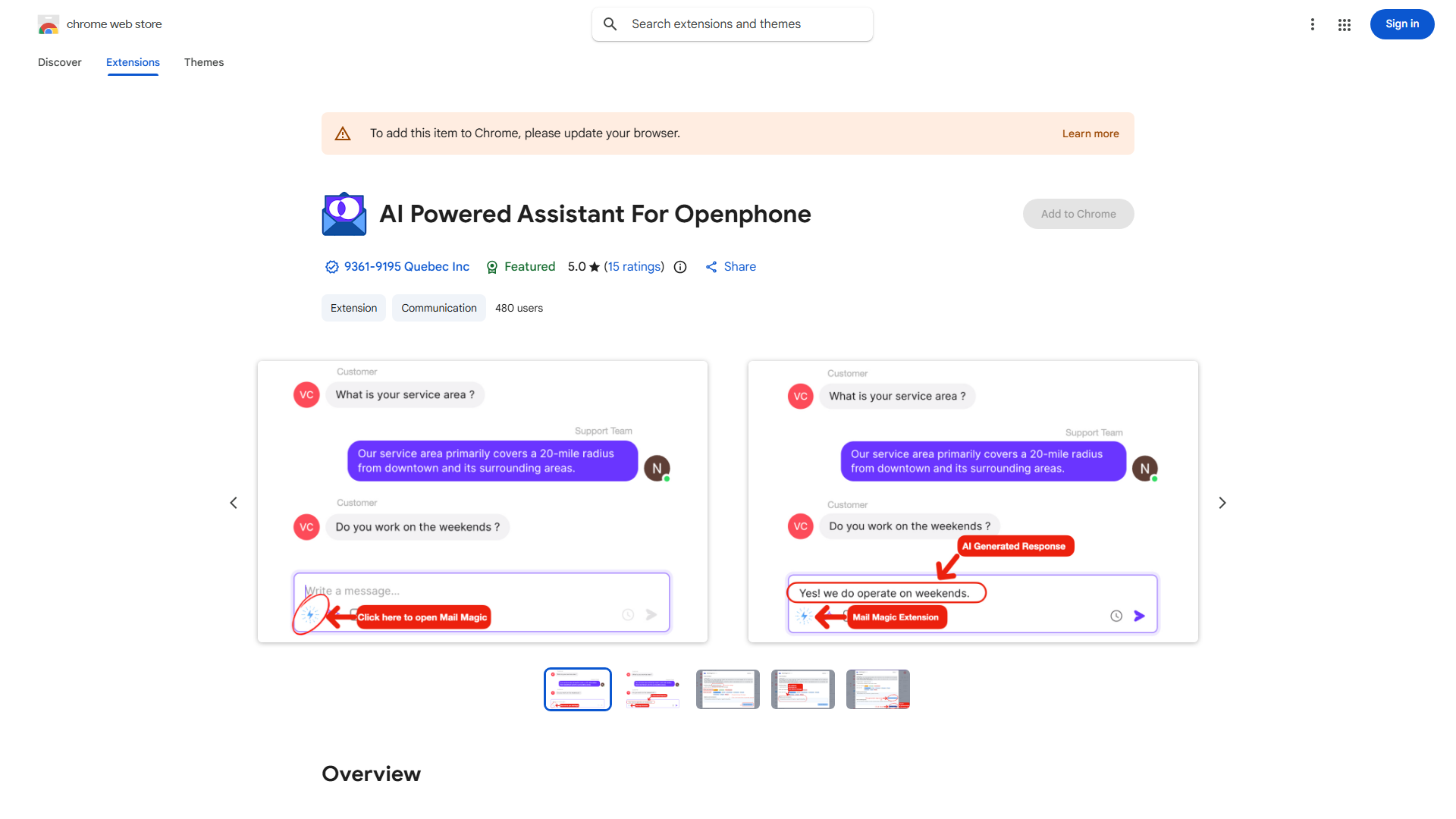 MailMagic AI for OpenPhone
