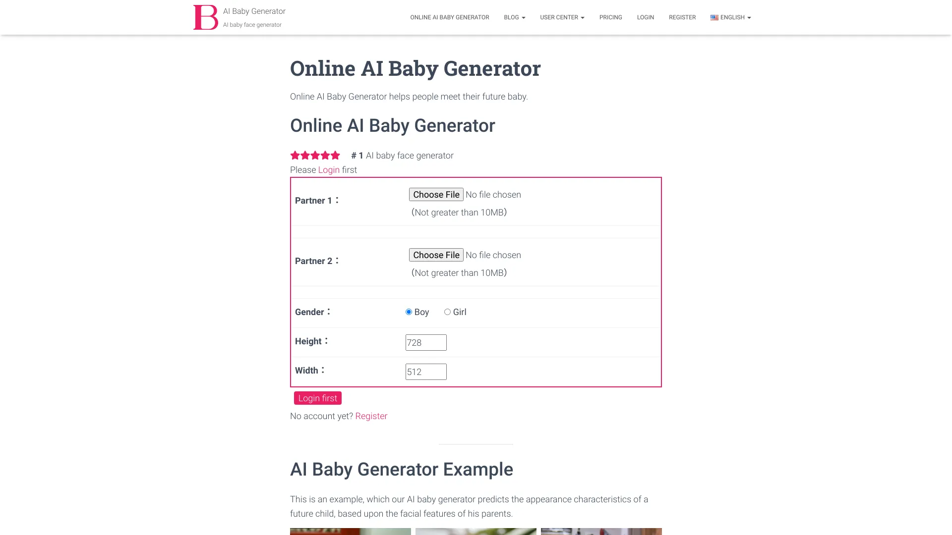 AI Baby Generator
