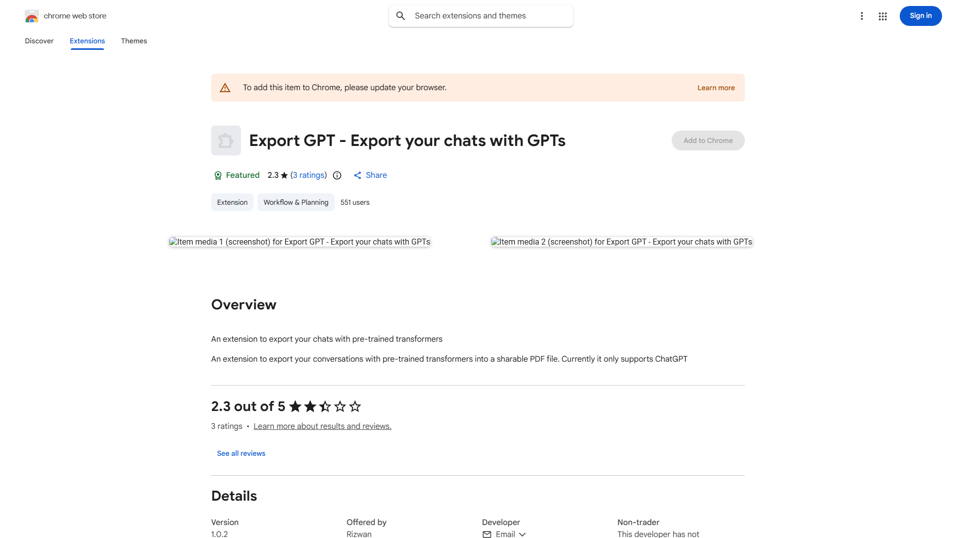 ChatGPT PDF Exporter