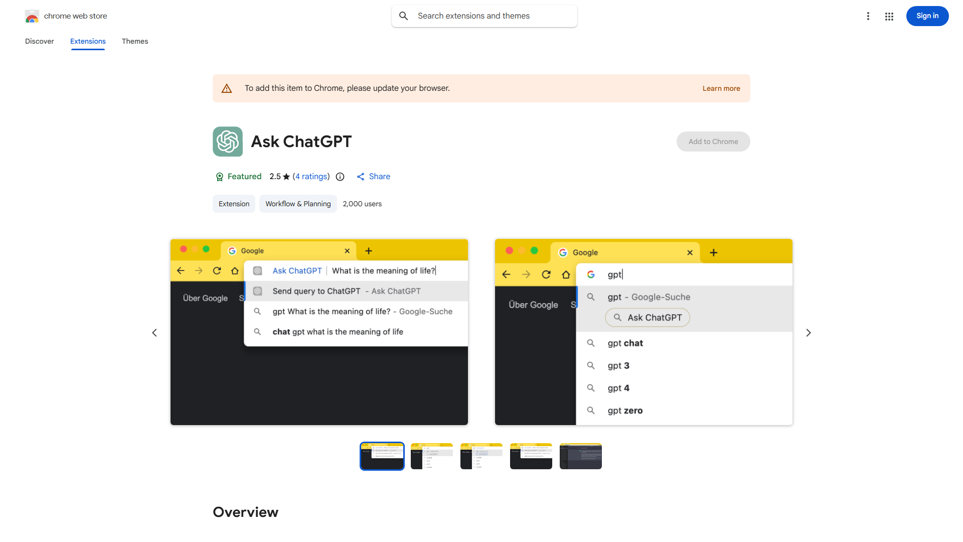 ChatGPT Chrome Extension
