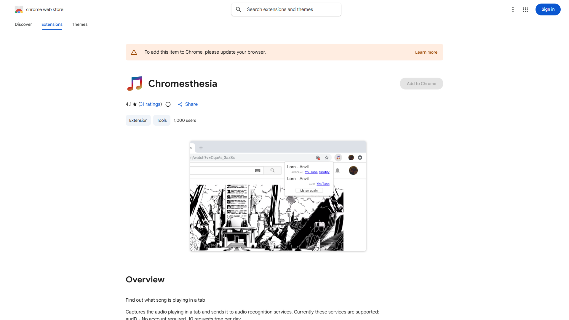 Audio Recognition Services